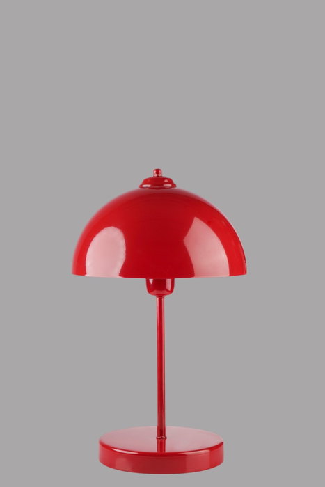 Opviq Lámpara de Mesa de Metal Roja 8894-4